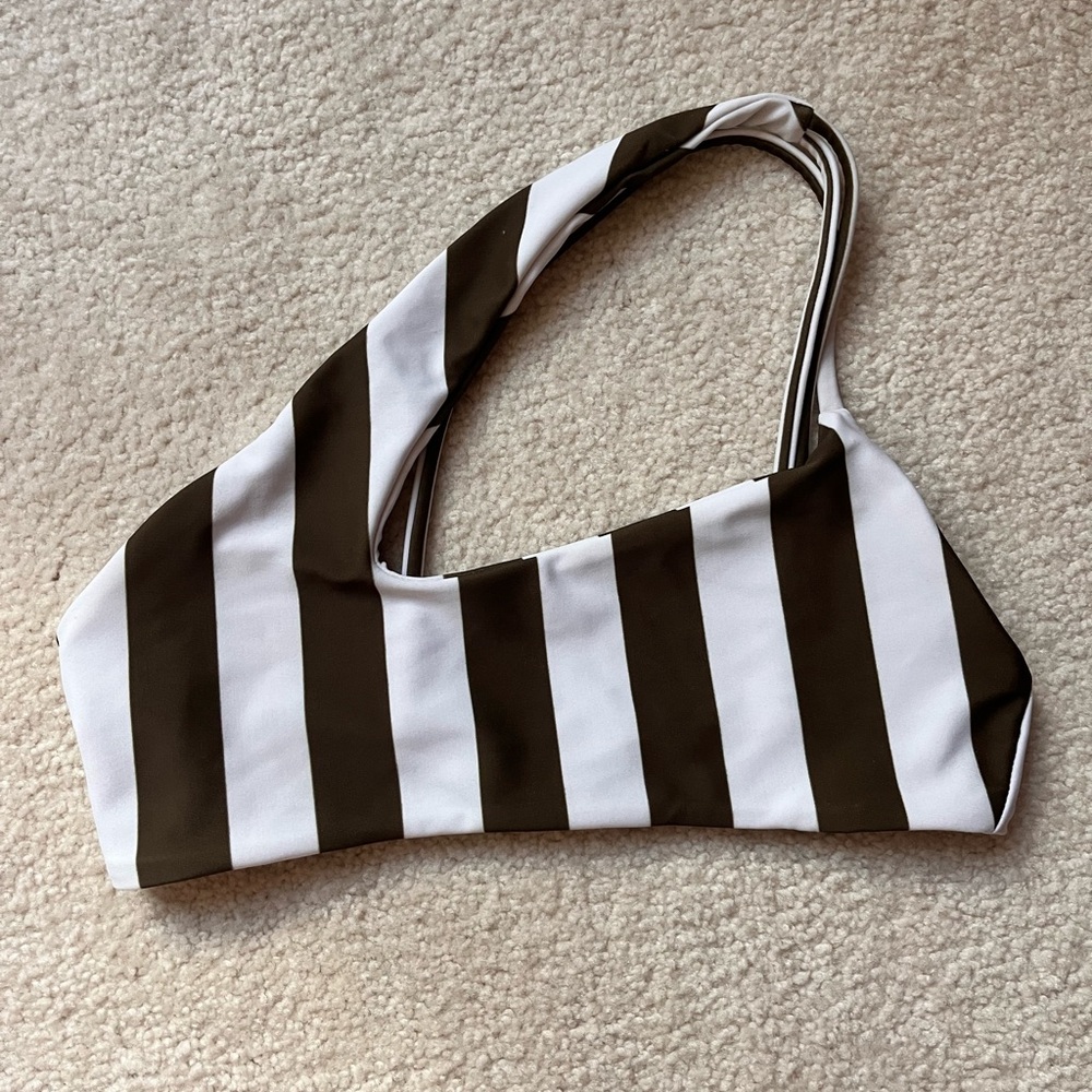 NEW Mikoh Queensland Top Stripe Olive